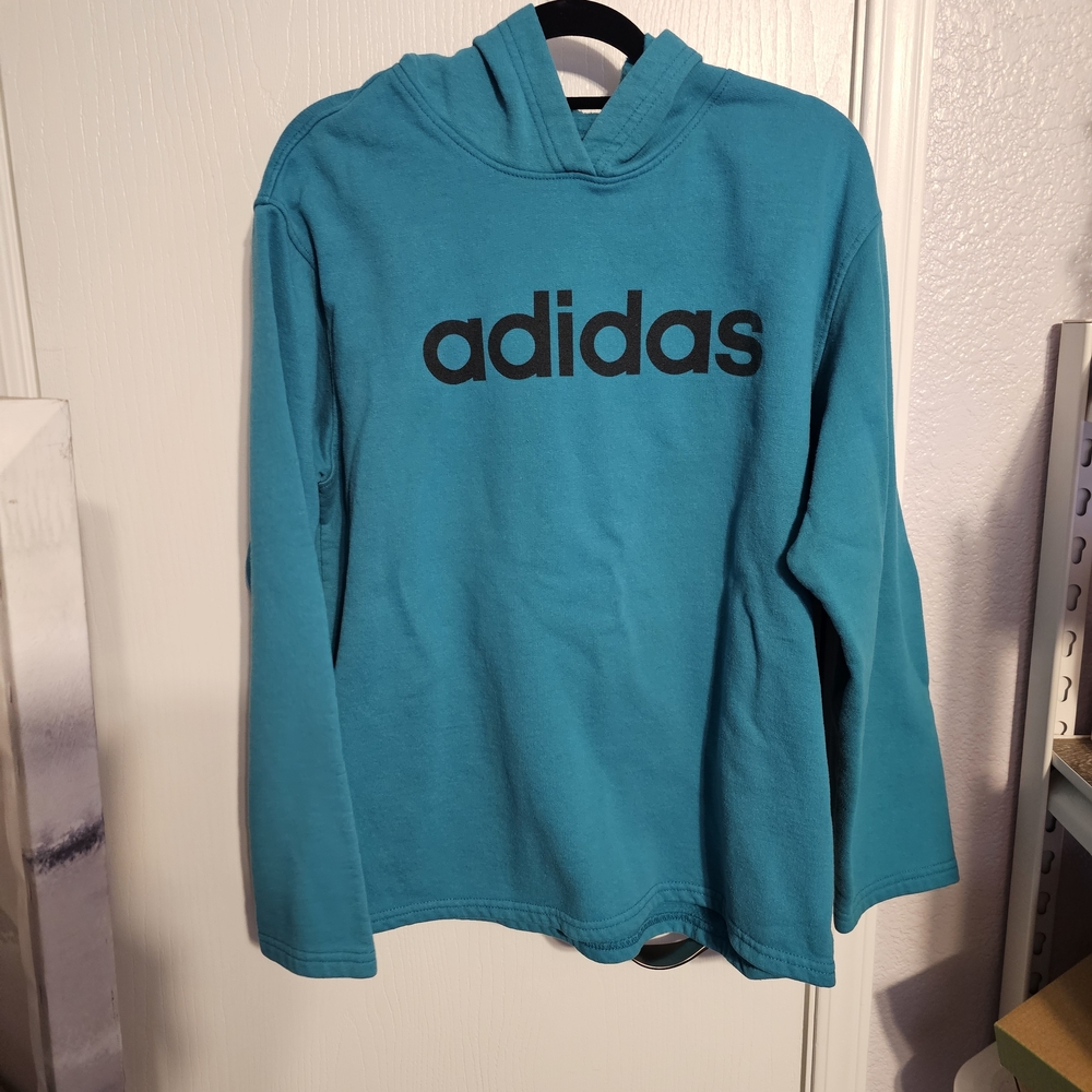 Adidas Men's Blue Hoodie